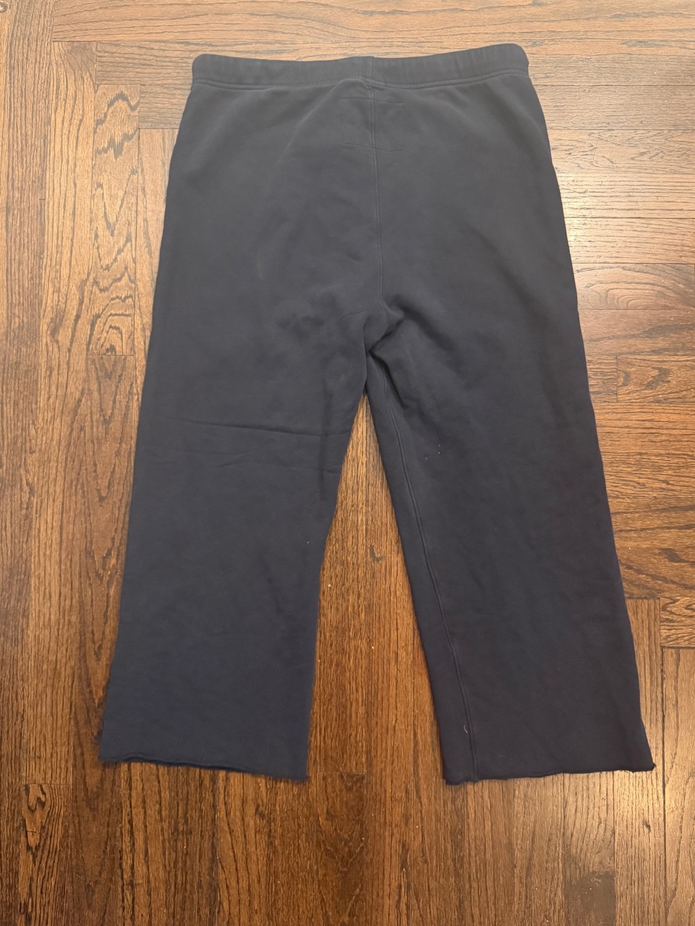 Frank and Eileen CATHERINE Favorite  Sweatpant Black Cropped Wide Leg - Size M - Picture 4 of 6